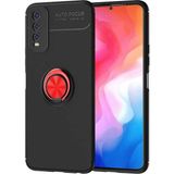 Vivo Y20 Kılıf Zore Ravel Silikon KAPAK-SIYAH-KIRMIZI-8682314142212-OTNV54849 - Siyah - Kırmızı