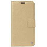 Vivo Y20 Standlı Kartlıklı Cüzdanlı Kapaklı Gold Kılıf