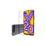 Vivo Y20 Uyumlu Kılıf Şeffaf Süper Silikon Kapak