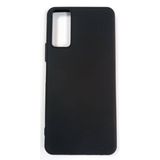 Vivo Y20/Y11S/Y21S Uyumlu Ruber Case Yumusak Slikon Kilif (Siyah)