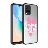 Vivo Y21S Kılıf Aynalı Desenli Kamera Korumalı Parlak Mirror Kapak