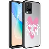 Vivo Y21s Kılıf Aynalı Desenli Kamera Korumalı Parlak Renkli Mirror Sert Kapak