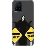 Vivo Y21S Kılıf Desenli Baskılı Tpu Rubber Kapak Safety - 001-Renkli