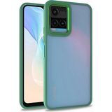 Vivo Y21s Kılıf Mnc Flora Kapak-Yeşil