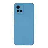 Vivo Y21S Kılıf Nano Içi Kadife Silikon - MAVI-(5796)