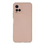 Vivo Y21S Kılıf Nano Içi Kadife Silikon - PUDRA-(5796)