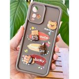 Vivo Y21/Y21S Kılıf Tasarımlı Desenli Kamera Korumalı Ayıcık Kahve Renkli Yumuşak Silikon Kap - Y21/Y21S/Y33S - Cute Coco