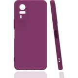 Vivo Y51 Kılıf Klfs Biye Silikon-Mor