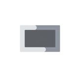 VIVOHOME Şık Tasarım Su Emici Banyo Lavabo Tuvalet Kaymaz Tabanlı Kare Paspas 38x58 cm Yazısız ModelV-60