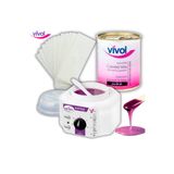 Vivol 2 Yıl Garantili Depirol Makine Hediye Konserve Ağda Yağlı Temizleme Mendili Spatula Set