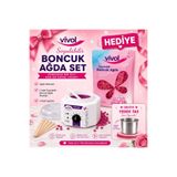 Vivol 2 Yıl Garantili Isıtıcı Makine Hediye Pudralı Boncuk Ağda 4 Spatula