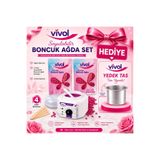 Vivol SİR AĞDA ISITICI MAKİNE 2 PAKET PUDRALI BONCUK AĞDA HEDİYELİ
