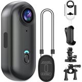 Vivopack Mini 4K Wifi Aksiyon Kamerası Giyilebilir Vücut Kamerası Video Kaydedici - Siyah