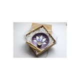 Vivus In Vivusin El Yapımı Lotus Seramik Palo Santo Tütsülük Mürdüm Çok Renkli