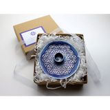 vivus in Yaşam Çiçeği El Yapımı Seramik Palo Santo Hediyeli Tütsülük (gökyüzü)
