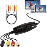 VIXLW Video Yakalama Kartı, USB2.0 Video Yakalama Cihazı, Video Dönüştürücü Grabber, VHS Dijital Dönüştürücü, RCA USB Dönüştürücü, VHS VCR TV DVD Dijital Dönüştürücü Mac OS X veya Windows 7 8 10 PC için