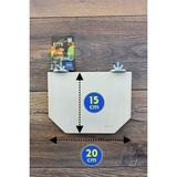 Vixpet Venty 15X20 cm Stant Papağan Tüneği | Konur, Sultan, Lori, Monk, Muhabbet, Forpus, Kayık, Sevda, Kakariki, Senegal, Rozella -T413