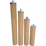 Vixpet Venty 4'lü | Ø 36 mm | Pedikür Kumlu Papağan Tüneği | Macaw, Kakadu, Jako, Amazon, Kayık, Alexander, Eklektus | Zımpara Tünek