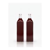 Viyalente 1 Litre Yağlık Sirkelik - 2 Adet- 1000 Maraska Yağ Şişesi- Şeffaf