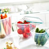 Viyalente Fresh Box Derin Kare 3'Lü Set Saklama Kabı Lc360 Lc360 - Şeffaf