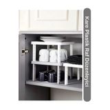Viyalente Kare Plastik Raf Duzenleyici Raf Yukseltici Dolap Ici Organizer 153.003.N006-1