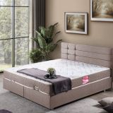 Viyana Baza Başlık Letto Yatak Seti, Kahverengi, 140X190