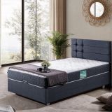 Viyana Baza Başlık Letto Yatak Seti, Lacivert, 90X200