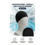 viyol marketim 2 Adet Likralı Bez Yüzücü Bonesi – Deniz & Havuz İçin Esnek, Rahat, Hızlı Kuruyan Spor Bone
