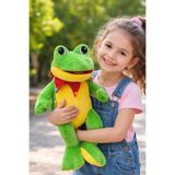 viyol marketim Büyük Boy 60 cm Peluş Kurbağa – Yumuşak Oyuncak Oyun ve Uyku Arkadaşı