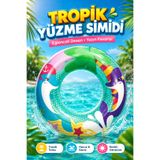 viyol marketim Çocuk Yüzme Simidi 51 cm – Desenli Şişme Havuz Deniz Simidi 3-6 Yaş