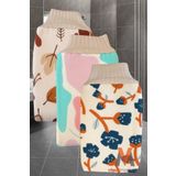 viyolmarketim 1 Adet Mikrofiber Hamam Banyo Kesesi – Çift Taraflı Lifli Kese | Karışık Renk | Peeling Etkili