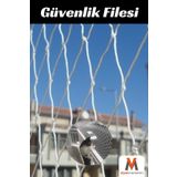 viyolmarketim 2,5x10m Kedi Balkon Filesi | Kuş Koruma Filesi | Uv Dayanıklı Balkon Güvenlik Ağı -montaj Seti Hariç