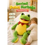 viyolmarketim 60 cm Peluş Kurbağa Oyuncak – Yumuşacık Büyük Boy Uyku ve Oyun Arkadaşı