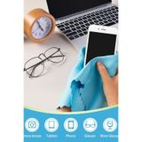 viyolmarketim Mikrofiber Cam Ayna Tablet Telefon Gözlük Camı Temizlik Bezi (30 X 40CM) ( 2 Adet )