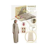Vizon Kadin Pratik Basortulu Fermuarli Tek Parca Namaz Elbisesi Seccade Seti