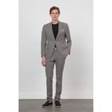 Vizon Kendinden Desenli Mono Yaka 6 Drop Slim Fit Takım Elbise 1001260162