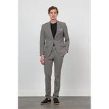 Vizon Mono Yaka 6 Drop Slim Fit Yarım Astar Esnek Takım Elbise 1001260162