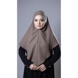 Vizon Pratik Hazır Geçmeli Tesettür Eşarp Pamuk Caz Kumaş Düz Hijab 2306_10