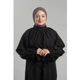 Vizon Pratik Hazır Geçmeli Tesettür Eşarp Sandy Arkadan Çıtçıtlı Piliseli Hijab 2406 10