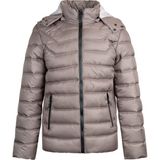 Vizon Slim Fit Hakim Yaka Kapüşonlu Şişme Mont