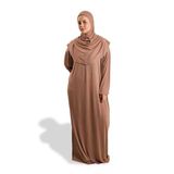 Vizon Tek Parça Namaz Elbisesi Viskon Düz 2503_10