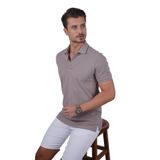 Vizon Yaka Desenli Hediye Kutulu Erkek Polo Yaka Tişört L