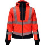 Vizwell Reflektörlü Rıpstop Softshell Kollar Çıkmalı Teknik Mont (VWJK521)