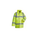 Vizwell™ VWJK01 300D Oxford Reflektörlü Kapitoneli Parka | Su Geçirmez, Soğuk Koruma, EN20471 Hi-Vis Iş Montu - XL - Sarı