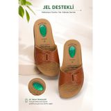 Vizyon 4507 Hafif Yumuşak Tabanlı Comfort Jelli Cırtlı Kadın Terlik