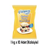 VİZYON Easy Krem Patiseri Toz Pasta Kreması 1 Kg X 10 Adet