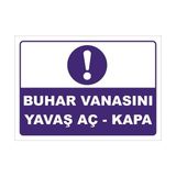 Vizyon Trafik Buhar Vanasını Yavaş Aç-Kapa Levhası - Galvaniz Saç 0,4 mm - 70 x 100 cm