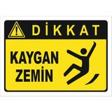 Vizyon Trafik Kaygan Zemin Levhası - Dekota 3 mm - 50 x 70 cm