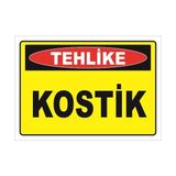 Vizyon Trafik Kostik Levhası - Dekota 3 mm - 35 x 50 cm