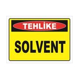 Vizyon Trafik Solvent Levhası - Sticker - 25 x 35 cm